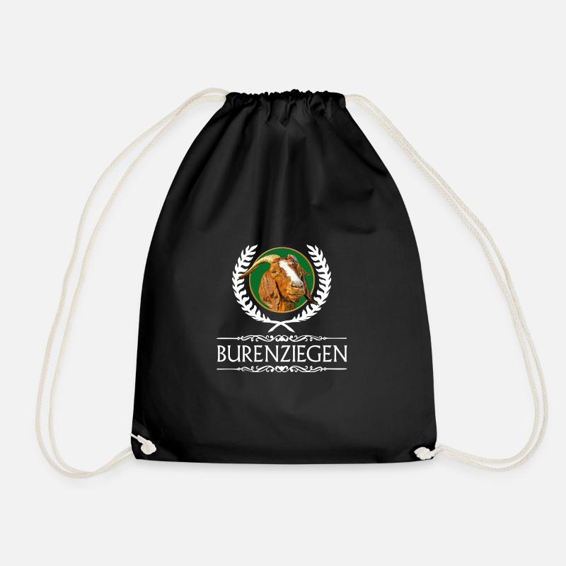 Burenziegen Ziegenbock - Turnbeutel - Schwarz