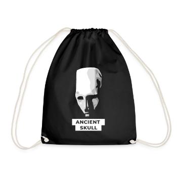 Ancient Skull - Drawstring Bag - black - Front