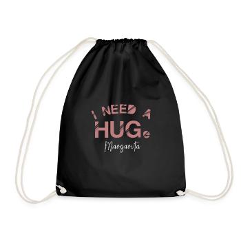 J’ai besoin d’une énorme margarita Je suis stressé - Sac de sport léger - noir - Devant