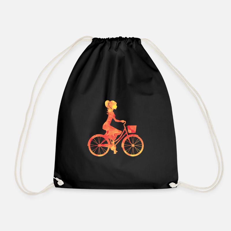 shopping - Drawstring Bag - black