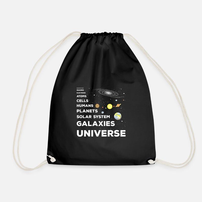 Universum Physiker - Turnbeutel - Schwarz