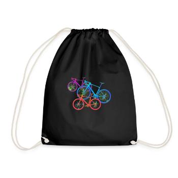 Passion x 3 - Drawstring Bag - black - Front