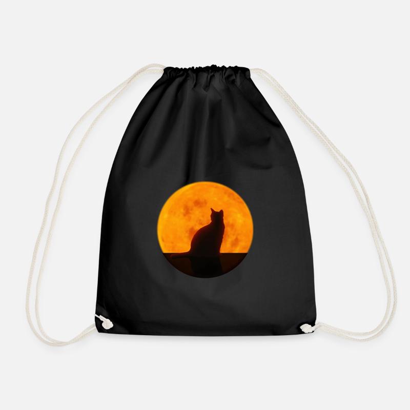 Katze - Turnbeutel - Schwarz