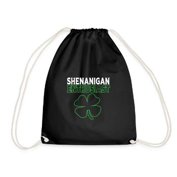 Shenanigan - Drawstring Bag - black - Front