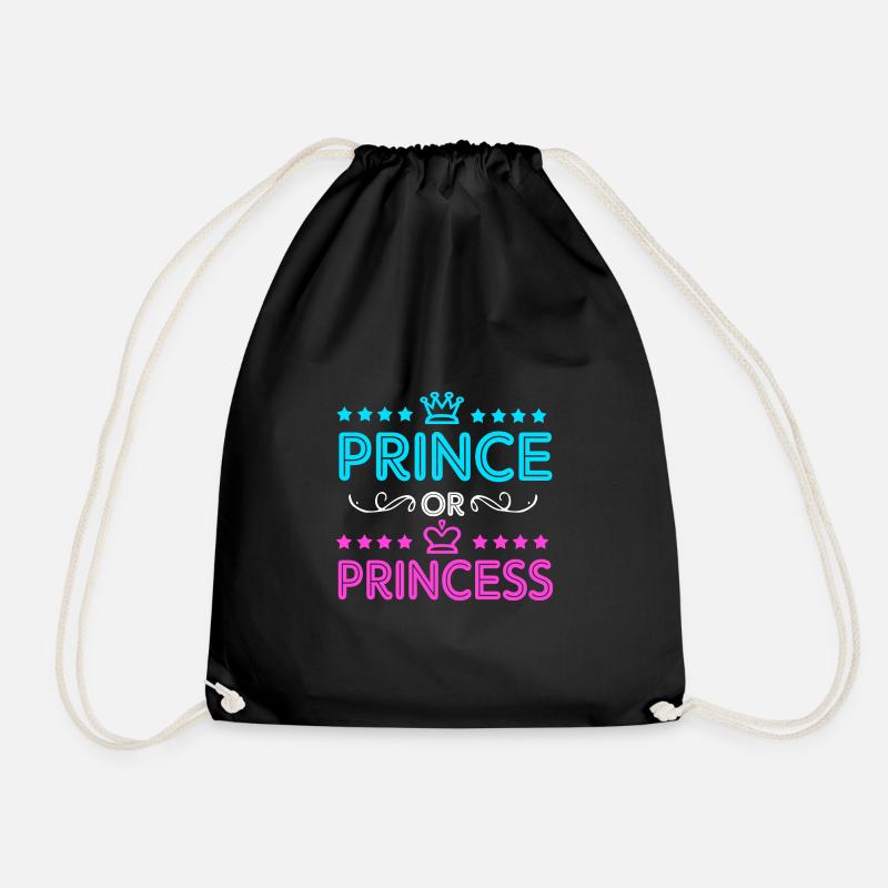 Gender Reveal - Drawstring Bag - black