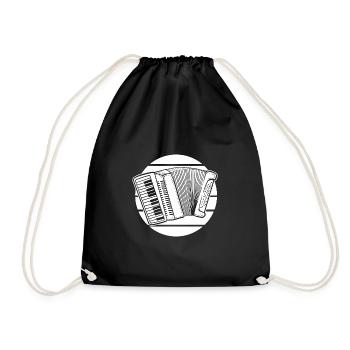 Accordéon - Sac de sport léger - noir - Devant