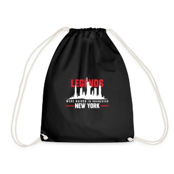 Les légendes ont grandi à Rochester New York - Sac de sport léger - noir - Devant