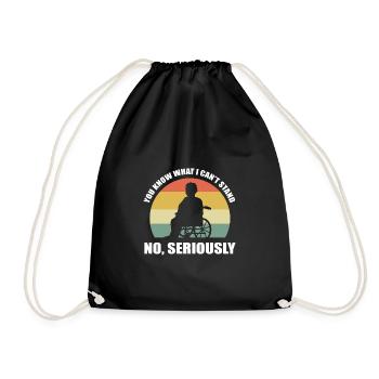 Fauteuil roulant - Sac de sport léger - noir - Devant