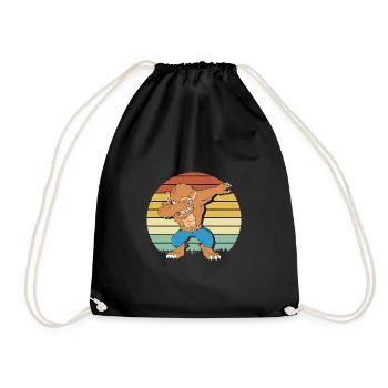 Loup-garou - Sac de sport léger - noir - Devant