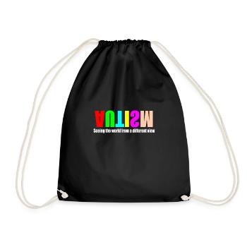 Autisme - Sac de sport léger - noir - Devant