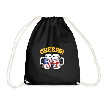 England - Drawstring Bag - black - Front