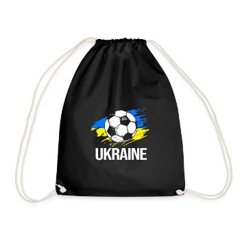Ukraine - Turnbeutel - Schwarz - Vorne