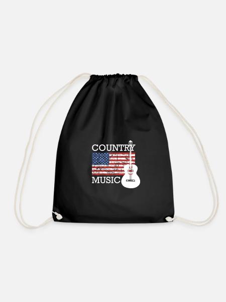 Country Music - Turnbeutel - Schwarz
