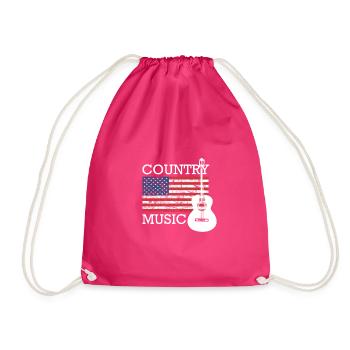 Musique country - Sac de sport léger - fuchsia - Devant