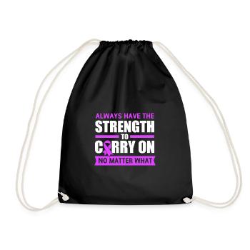 Autoimmune disease - Drawstring Bag - black - Front