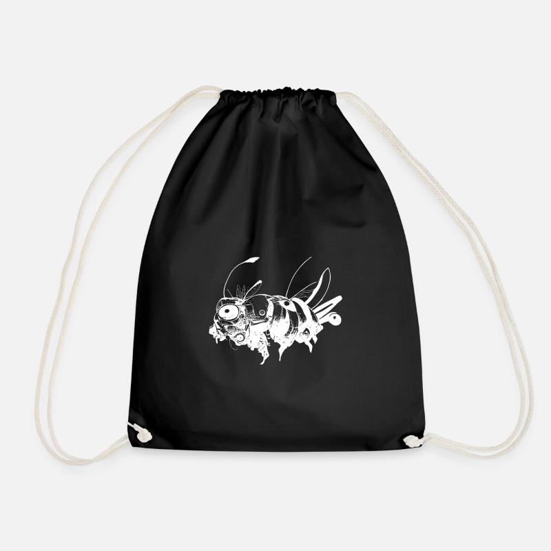 Cyber Abeille Blanche - Sac de sport léger - noir