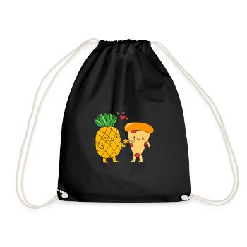 Pizza Hawaï Pizza Ananas - Sac de sport léger - noir - Devant