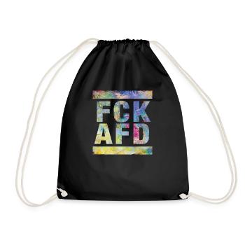 Fuck AFD - Drawstring Bag - black - Front