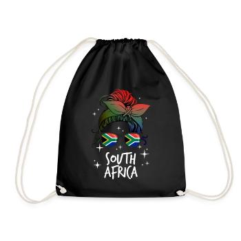 Afrique du Sud - Sac de sport léger - noir - Devant