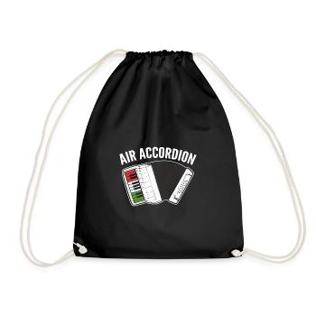 Accordéon - Sac de sport léger - noir - Devant