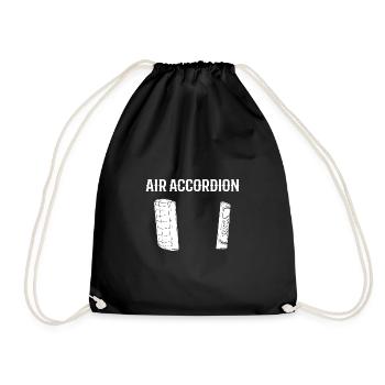 Accordéon - Sac de sport léger - noir - Devant