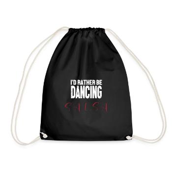 Danseuse de salsa Danseuse - Sac de sport léger - noir - Devant