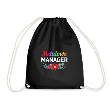 Daycare Center Education Educator Educator - Drawstring Bag - black - Front