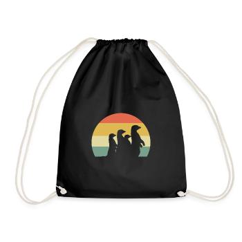 Suricate - Sac de sport léger - noir - Devant
