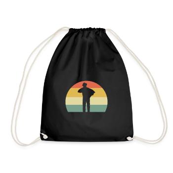 Accordéon - Sac de sport léger - noir - Devant