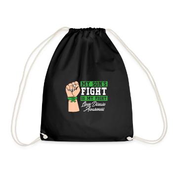 Liver disease - Drawstring Bag - black - Front