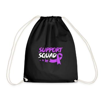 Autoimmune disease - Drawstring Bag - black - Front