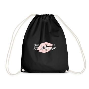 Bachelorette Girls Night Out Bridesmaid Squad - Drawstring Bag - black - Front