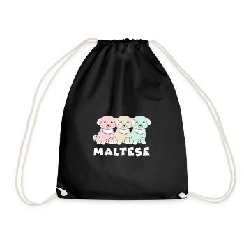 Malteser - Turnbeutel - Schwarz - Vorne
