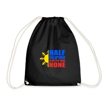 Filipino Philippines - Drawstring Bag - black - Front