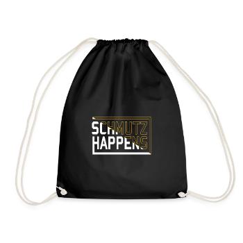 Hanukkah - Drawstring Bag - black - Front