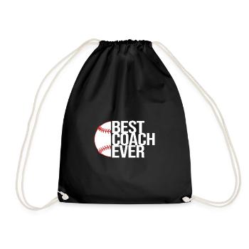 Entraîneur de baseball - Sac de sport léger - noir - Devant