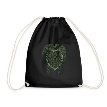 tortue - Sac de sport léger - noir - Devant