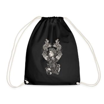 Virgo - Drawstring Bag - black - Front