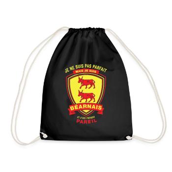Béarnais Parfait - Sac de sport léger - noir - Devant