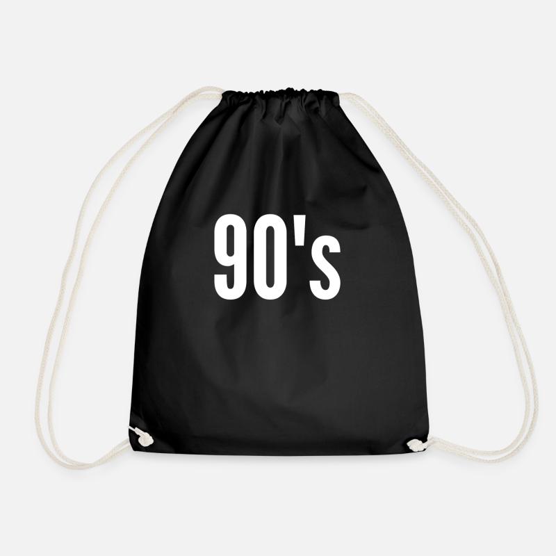 90s - Turnbeutel - Schwarz