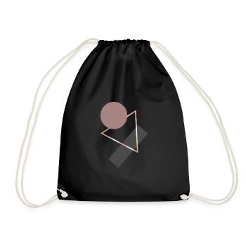 Géométrie - Sac de sport léger - noir - Devant