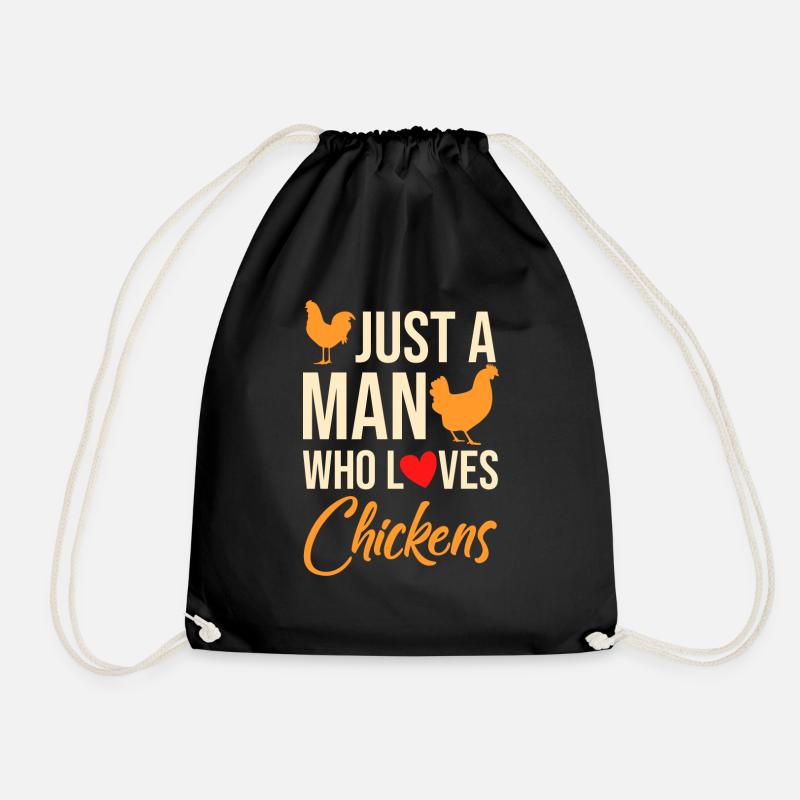 Chicken Owner Poultry Farmer Gag - Turnbeutel - Schwarz