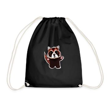 panda - Sac de sport léger - noir - Devant