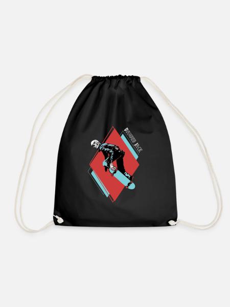 Diamond jack - Drawstring Bag - black