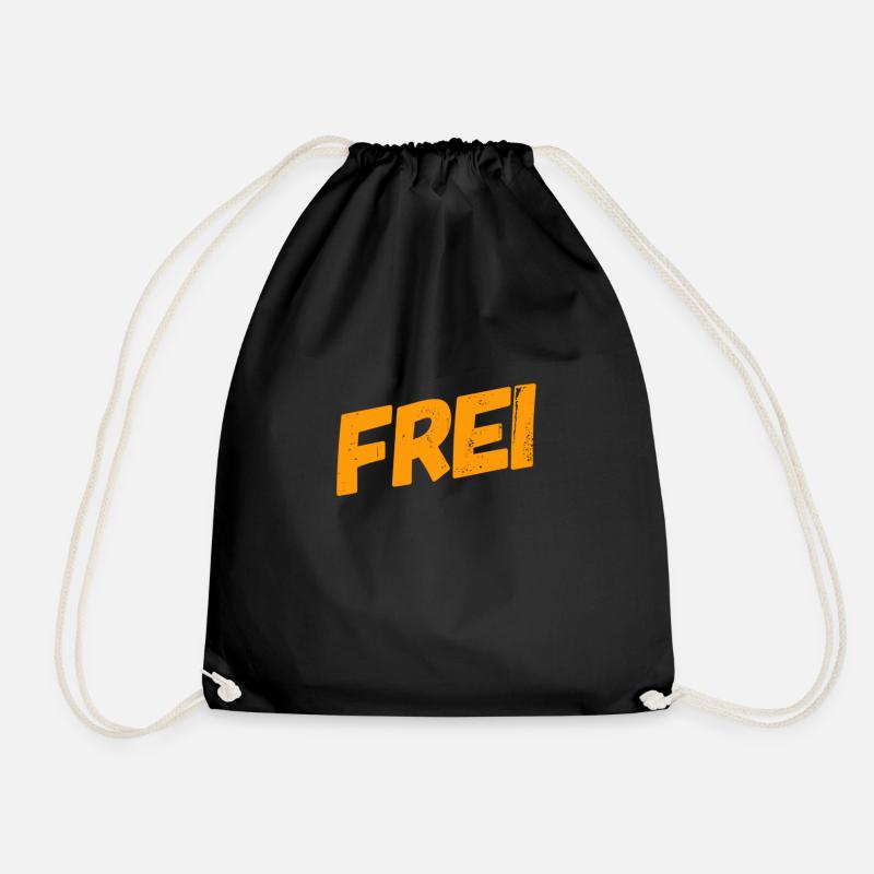 Frei - Turnbeutel - Schwarz