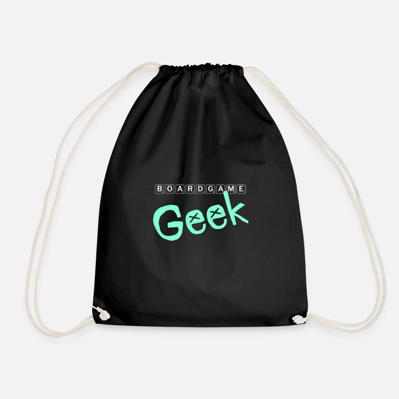 Board Game Geek - Drawstring Bag - black