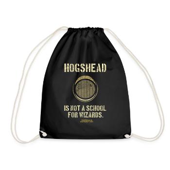 Hogshead Is Not A School For Wizards - Turnbeutel - Schwarz - Vorne