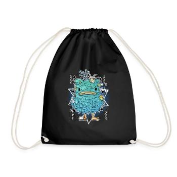 The Munken - Drawstring Bag - black - Front
