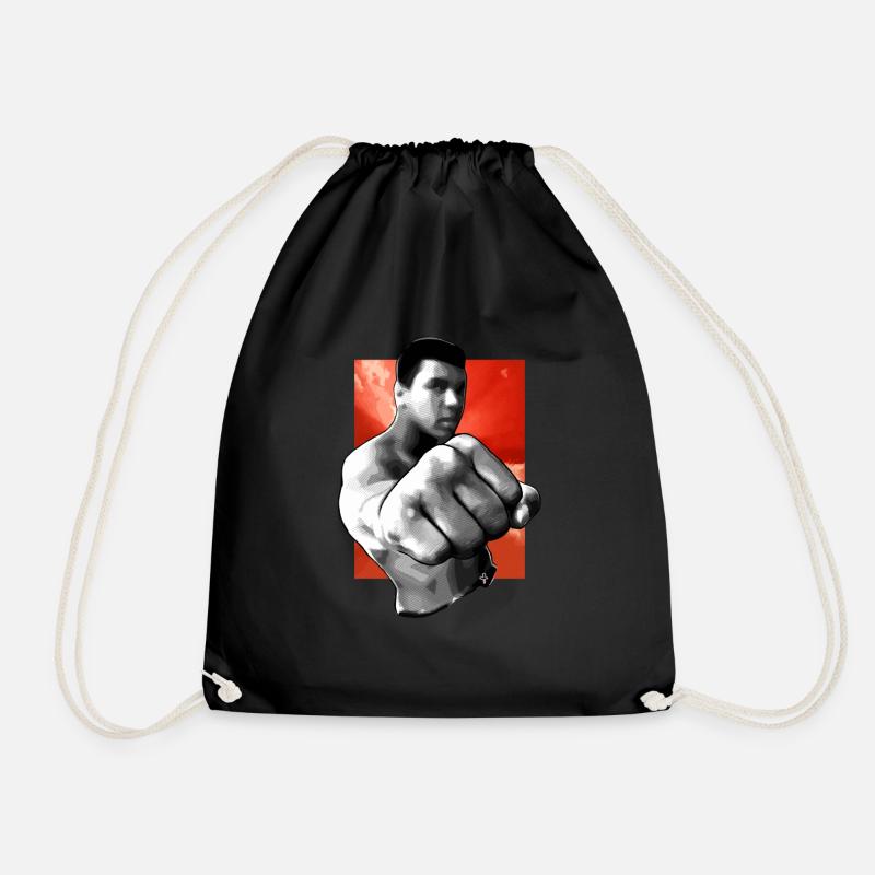combattre le pouvoir - Sac de sport léger - noir