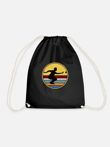 Boule Pétanque pétanque boule boule boule - Sac de sport léger - noir